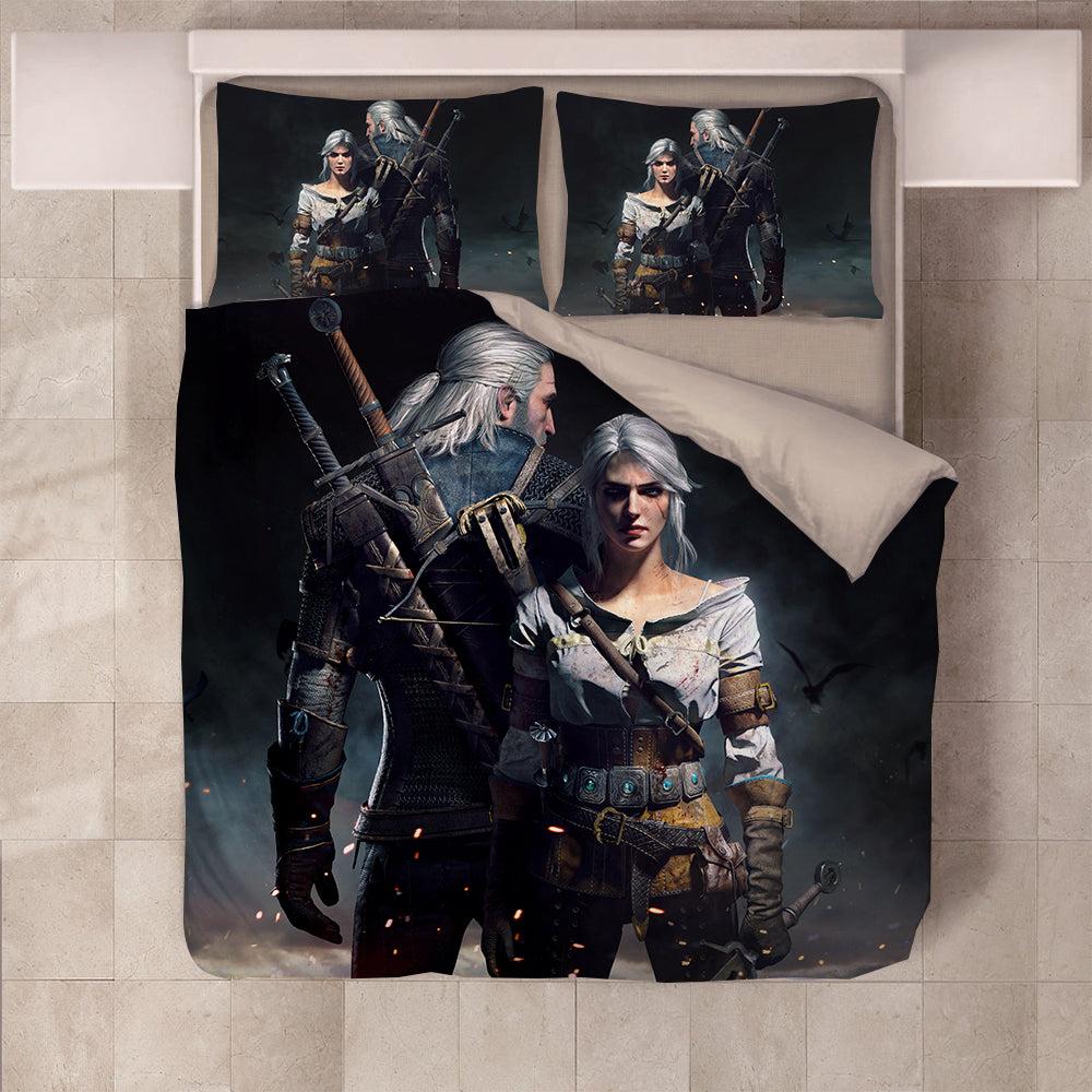 The Witcher #8 Duvet Cover Quilt Cover Pillowcase Bedding Set Home Bedroom Decor