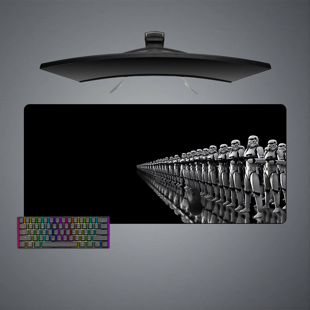 Allleftout Star Wars Stormtrooper Army Design M-Xxl Size Gaming Mouse Pad, Computer Desk Mat
