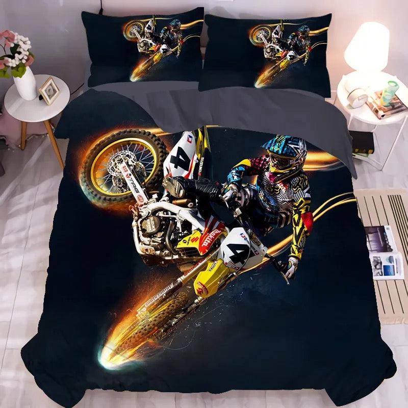 Motocross Mountain bike #3 Duvet Cover Quilt Cover Pillowcase Bedding Set Home Decor