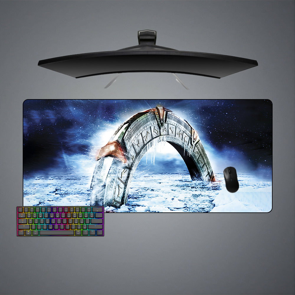 Allleftout Frozen Stargate Design M-Xxl Size Gaming Mouse Pad, Computer Desk Mat