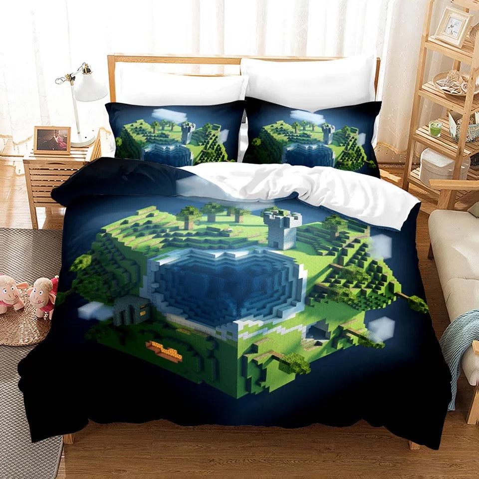 Minecraft #2 Duvet Cover Quilt Cover Pillowcase Bedding Set Home Bedroom Decor