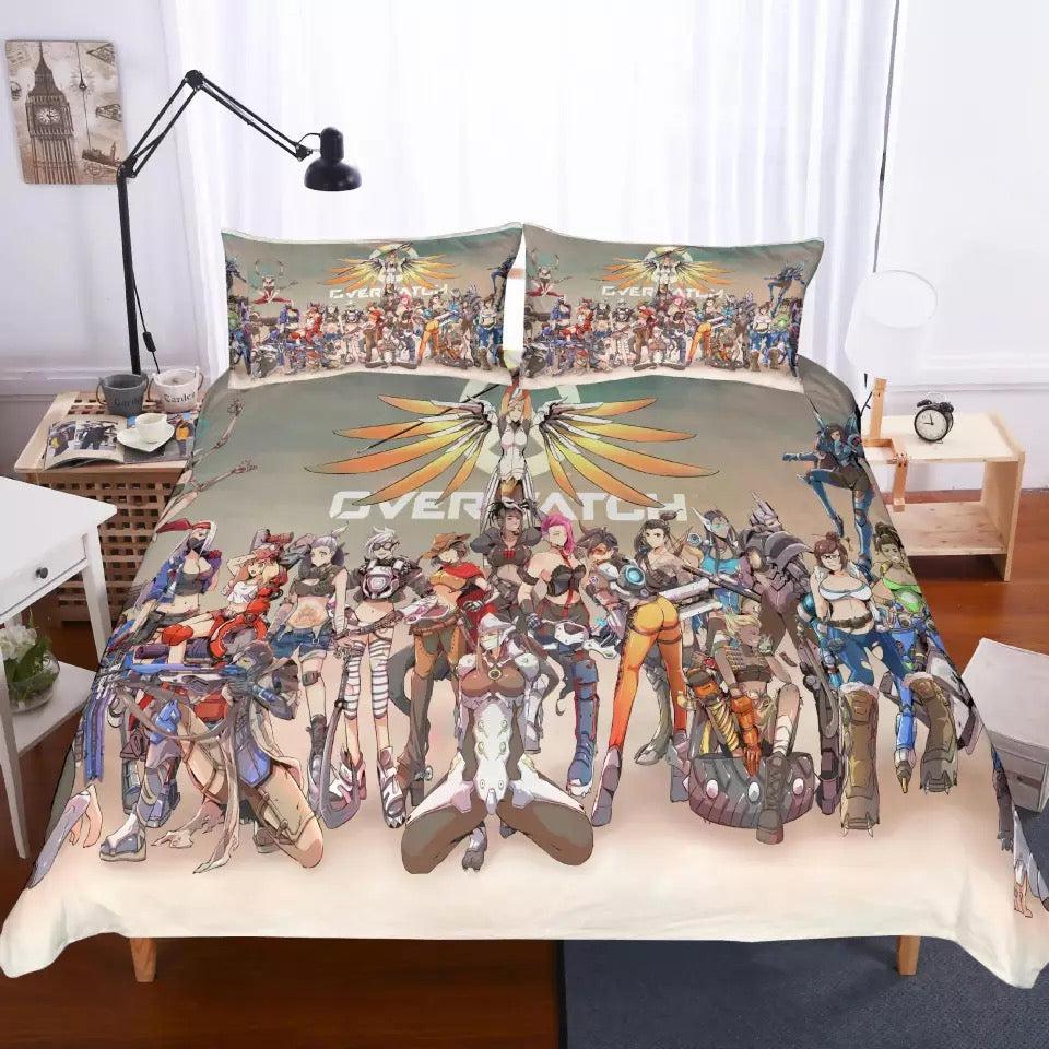 Game Overwatch #23 Duvet Cover Quilt Cover Pillowcase Bedding Set Home Decor