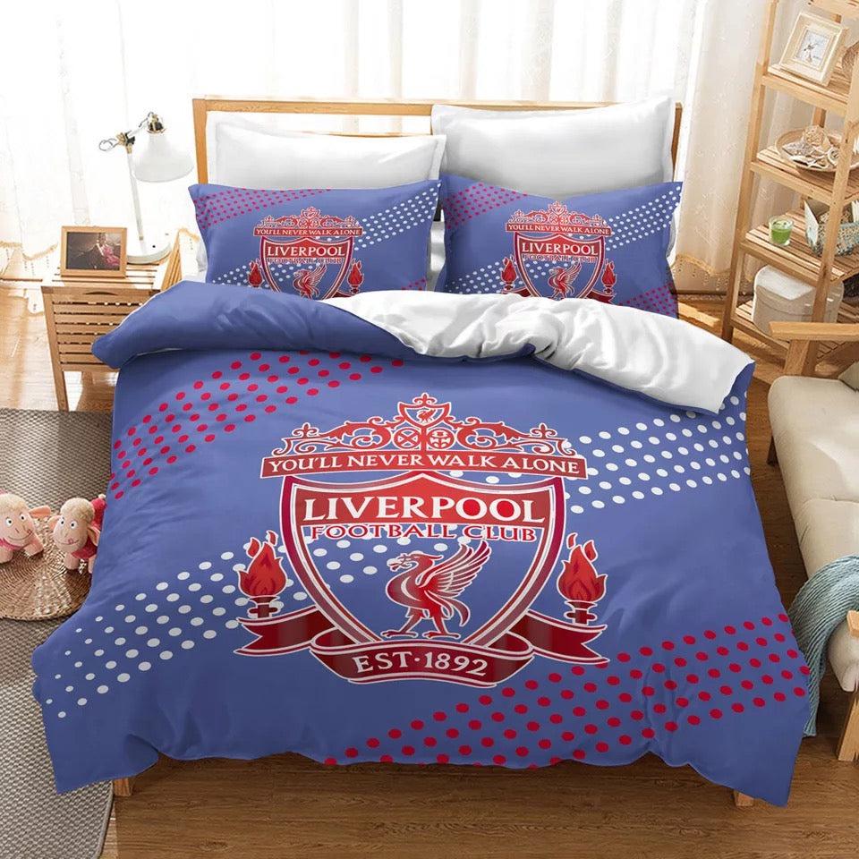 Football Logo #7 Duvet Cover Quilt Cover Pillowcase Bedding Set Home Decor