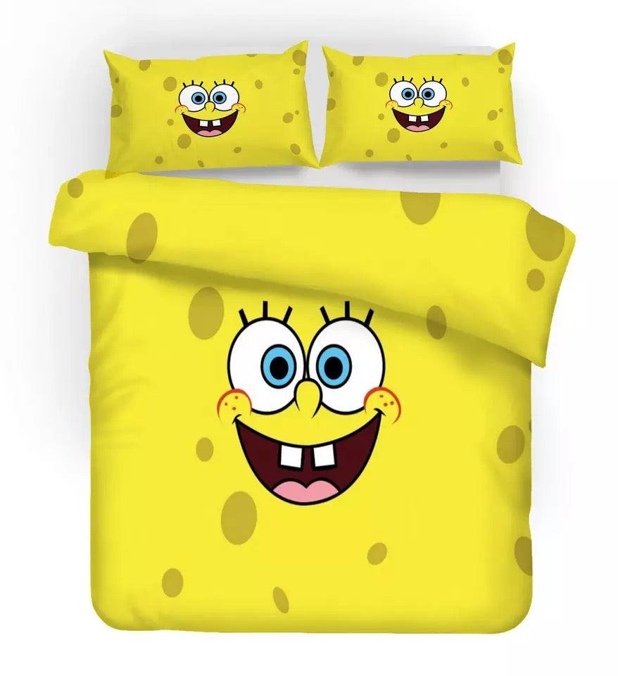 Square Pants Sponge Bob #2 Duvet Cover Quilt Cover Pillowcase Bedding Set Home Decor