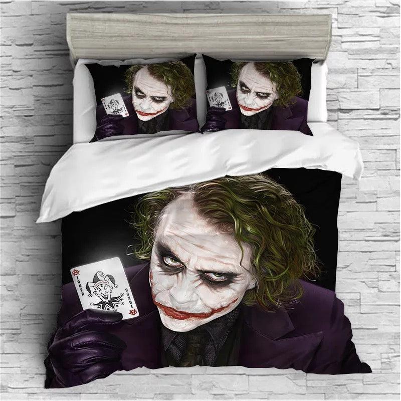 The Dark Knight Batman Joker Clown #1 Duvet Cover Quilt Cover Pillowcase Bedding Set Home Bedroom Decor