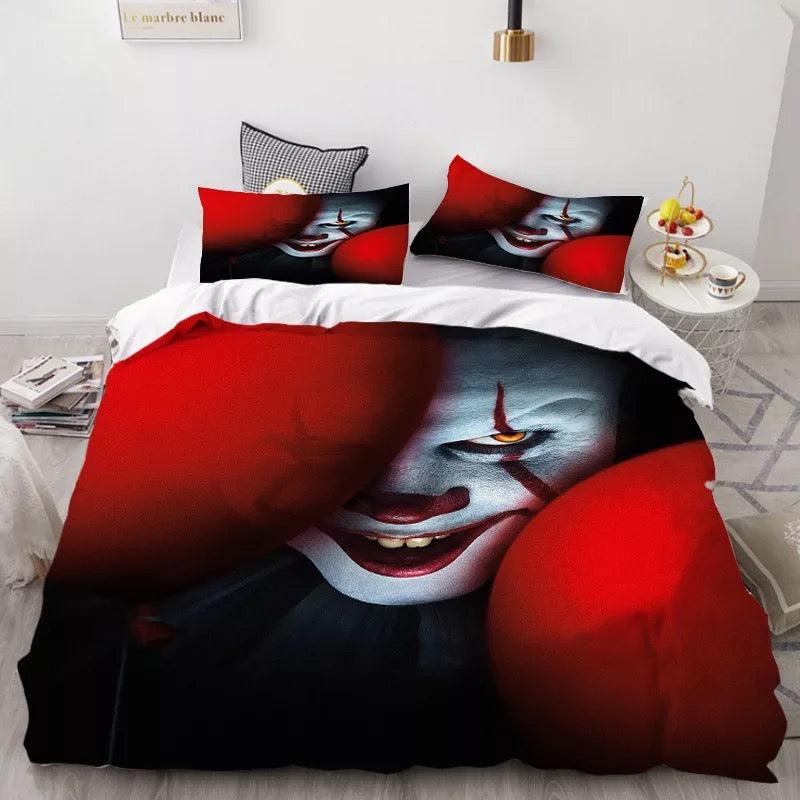 Pennywise Scary Clown #15 Duvet Cover Quilt Cover Pillowcase Bedding Set