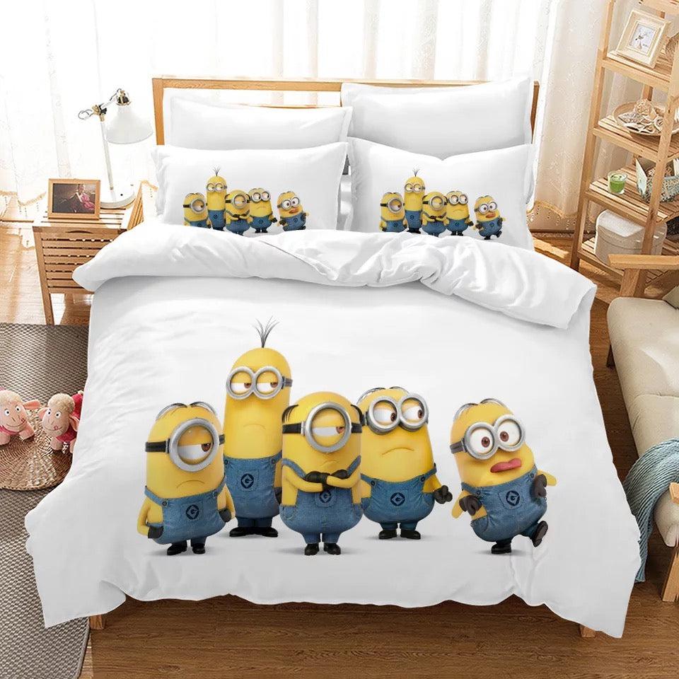 Despicable Me Minions #10 Duvet Cover Quilt Cover Pillowcase Bedding Set Home Decor