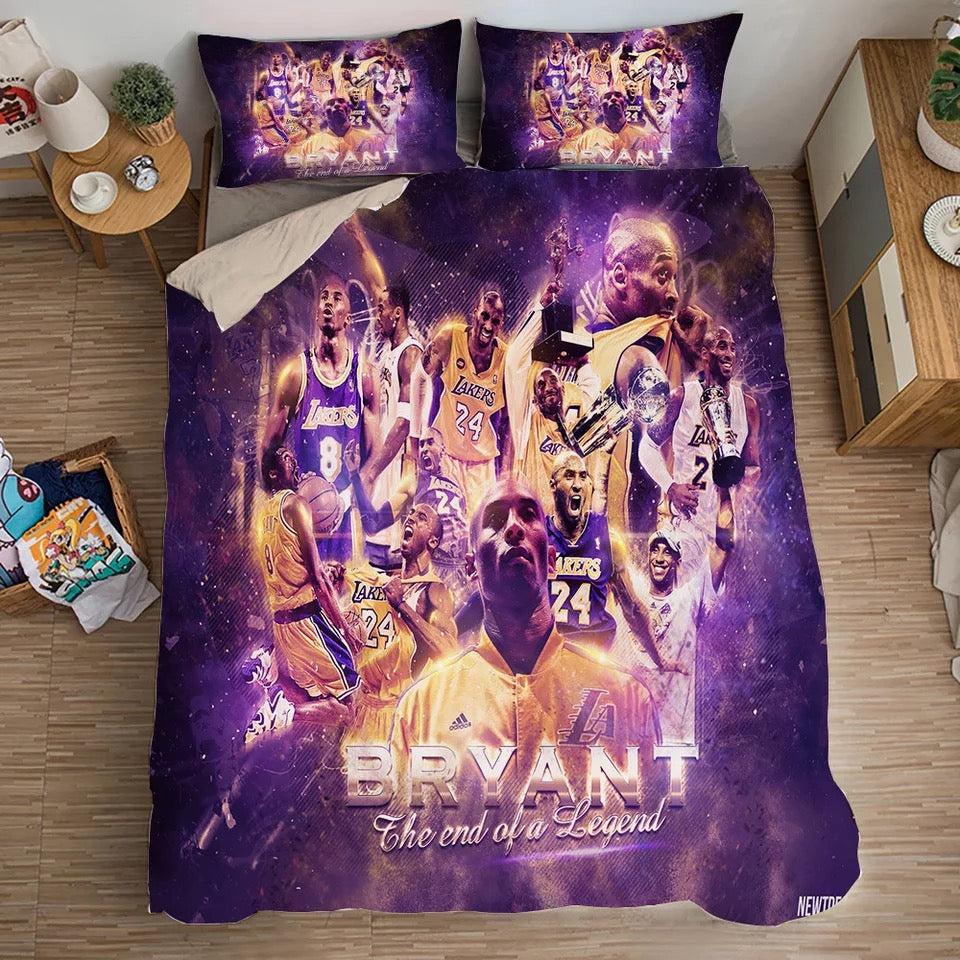 Black Mamba Basketball Kobe #18 Duvet Cover Quilt Cover Pillowcase Bedding Set Home Decor