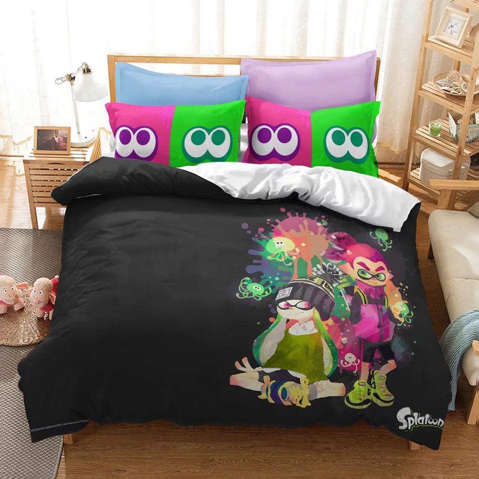 Splatoon #11 Duvet Cover Quilt Cover Pillowcase Bedding Set