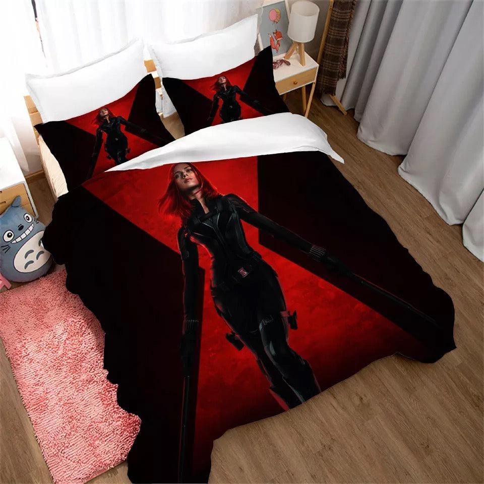 Black Widow Natasha Romanoff #3 Duvet Cover Quilt Cover Pillowcase Bedding Set Home Decor