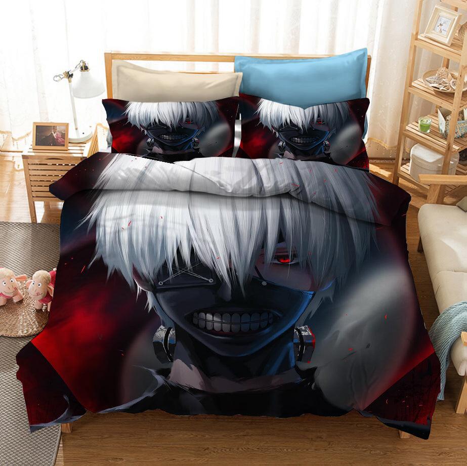 Tokyo Ghoul Kaneki Ken #12 Duvet Cover Quilt Cover Pillowcase Bedding Set