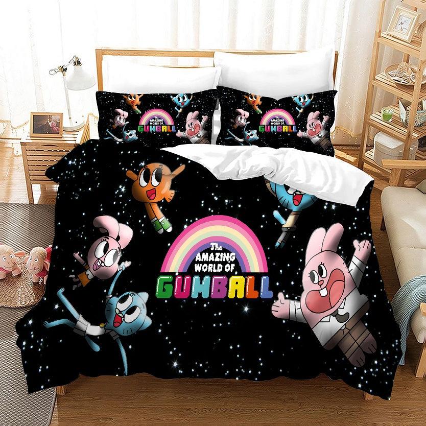 The Amazing World of Gumball #5 Duvet Cover Quilt Cover Pillowcase Bedding Set Home Bedroom Decor
