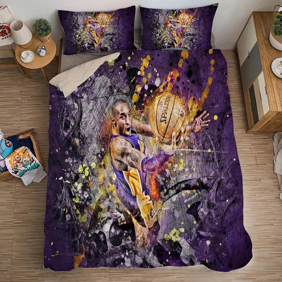 Black Mamba Basketball Kobe #14 Duvet Cover Quilt Cover Pillowcase Bedding Set Home Decor