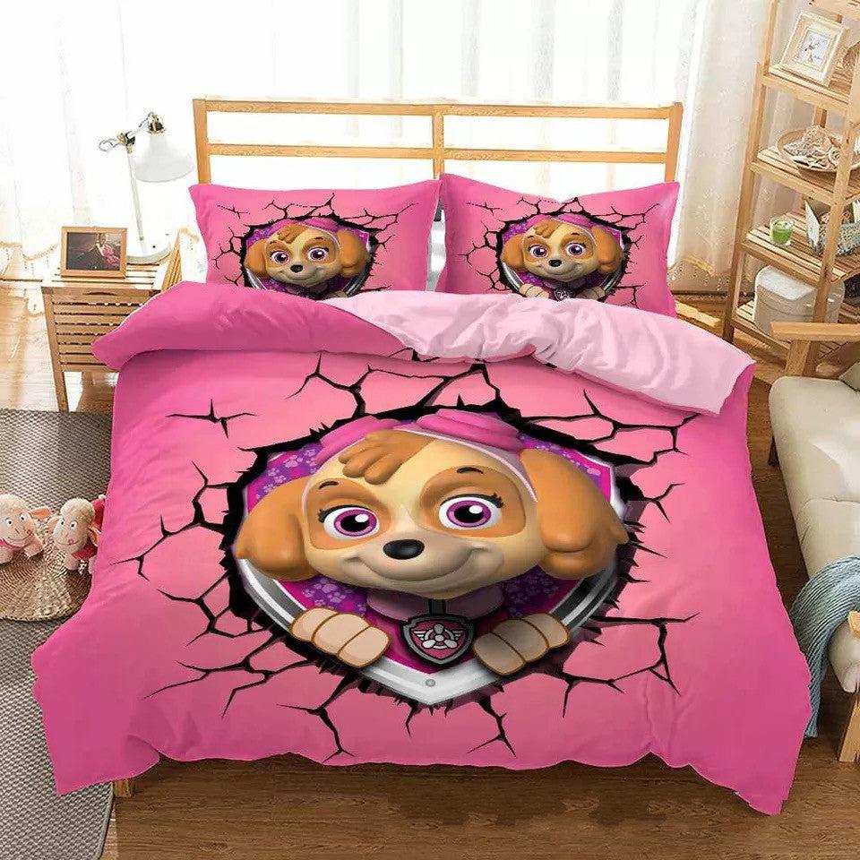 PAW Patrol Marshall #17 Duvet Cover Quilt Cover Pillowcase Bedding Set Home Decor