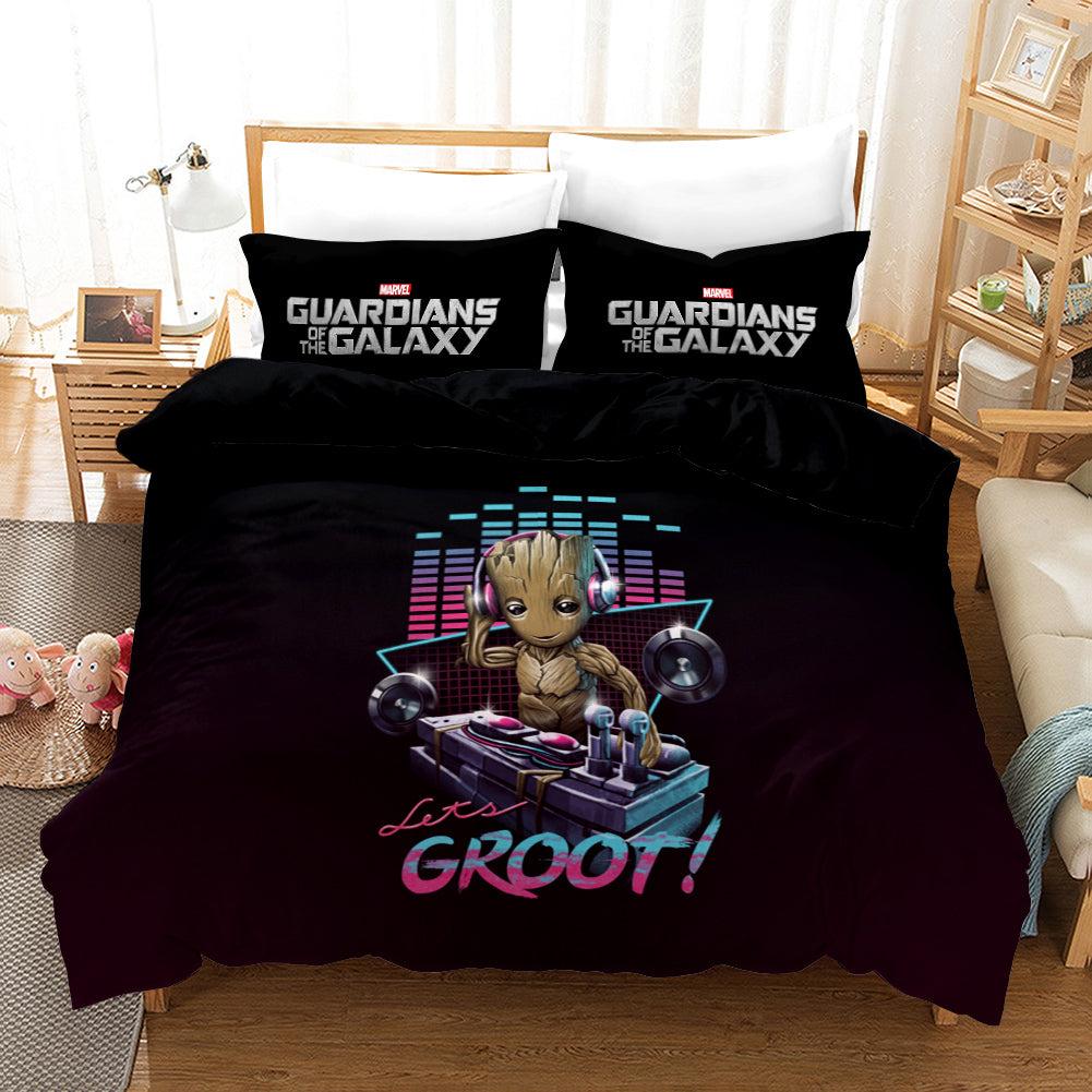 Guardians of the Galaxy Groot #18 Duvet Cover Quilt Cover Pillowcase Bedding Set