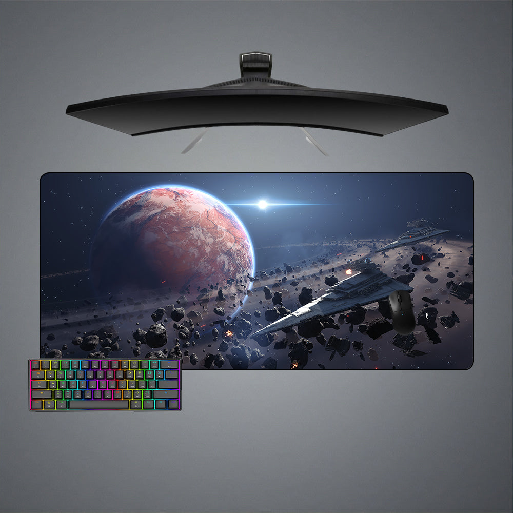 Allleftout Star Wars Planet Design M-Xxl Size Gaming Mouse Pad, Computer Desk Mat