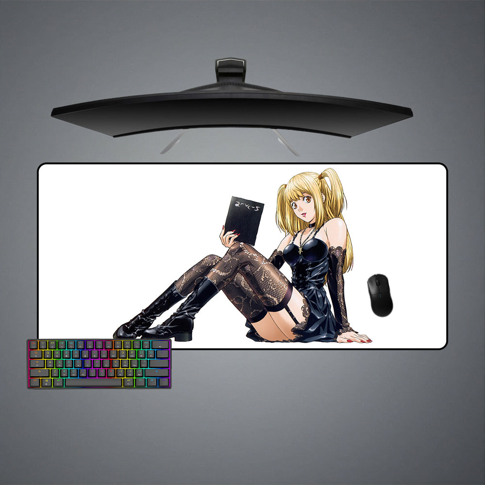 Allleftout Misa Amane Design M-Xxl Size Gaming Mouse Pad, Computer Desk Mat