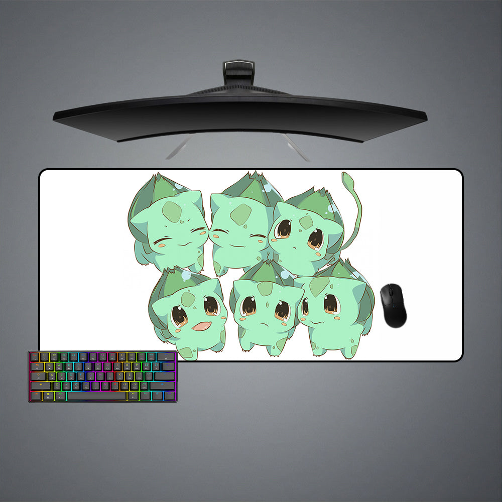Allleftout Cute Balbasaurs Design M-Xxl Size Gaming Mouse Pad, Computer Desk Mat