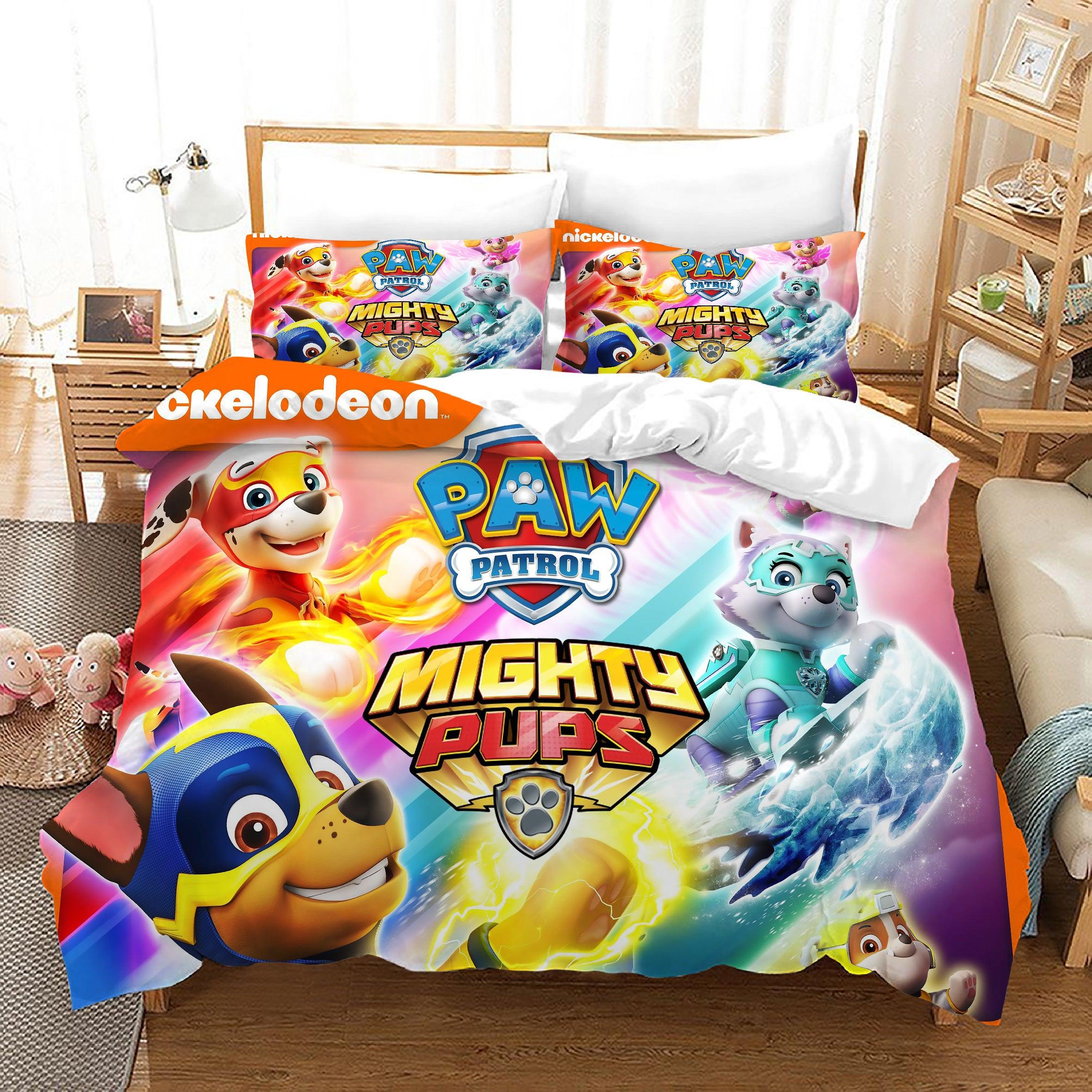 PAW Patrol Marshall #35 Duvet Cover Quilt Cover Pillowcase Bedding Set Home Decor