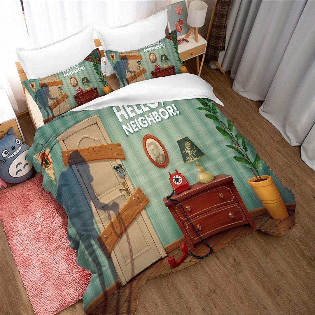 Hello Neighbor #3 Duvet Cover Quilt Cover Pillowcase Bedding Set