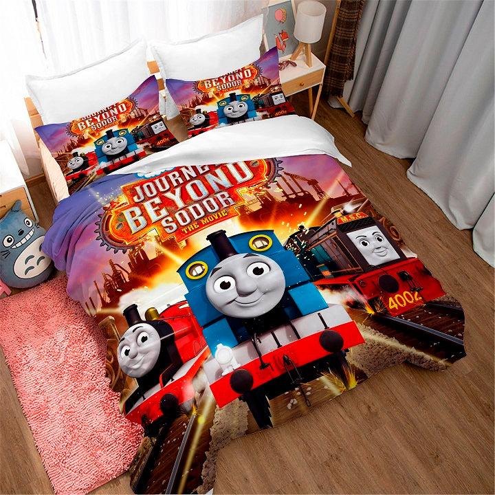 Thomas the Tank Engine & Friends #6 Duvet Cover Quilt Cover Pillowcase Bedding Set Home Decor
