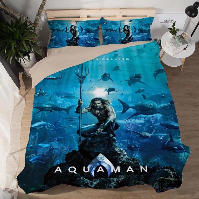 Aquaman #1 Duvet Cover Quilt Cover Pillowcase Bedding Set