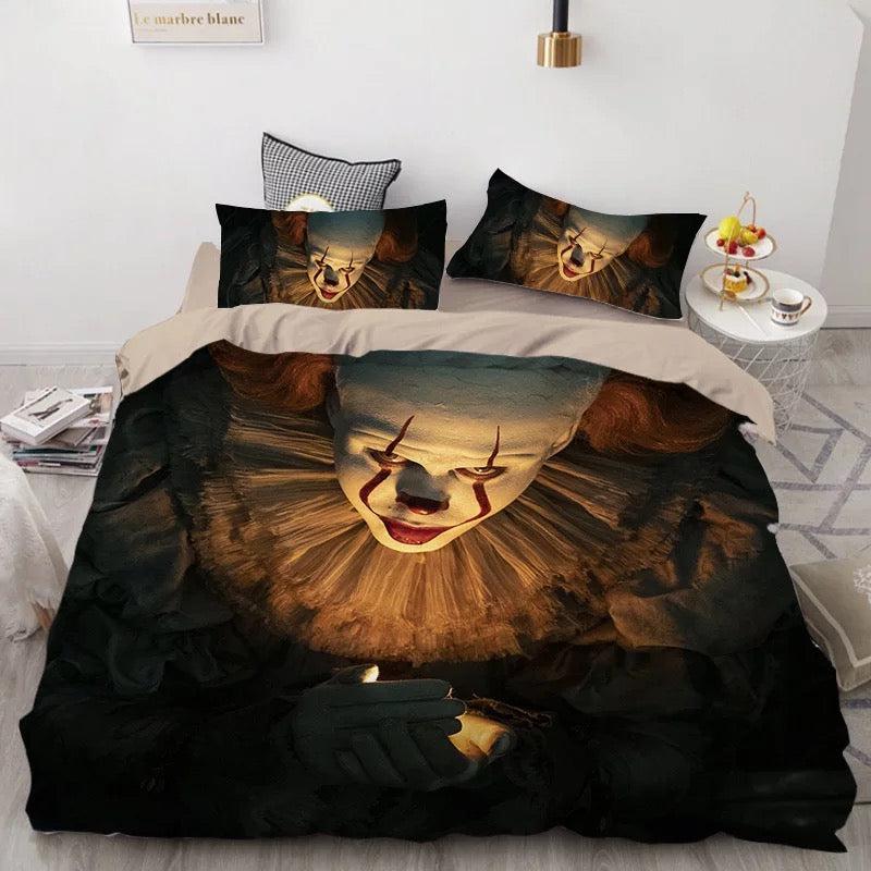 Pennywise Scary Clown #7 Duvet Cover Quilt Cover Pillowcase Bedding Set
