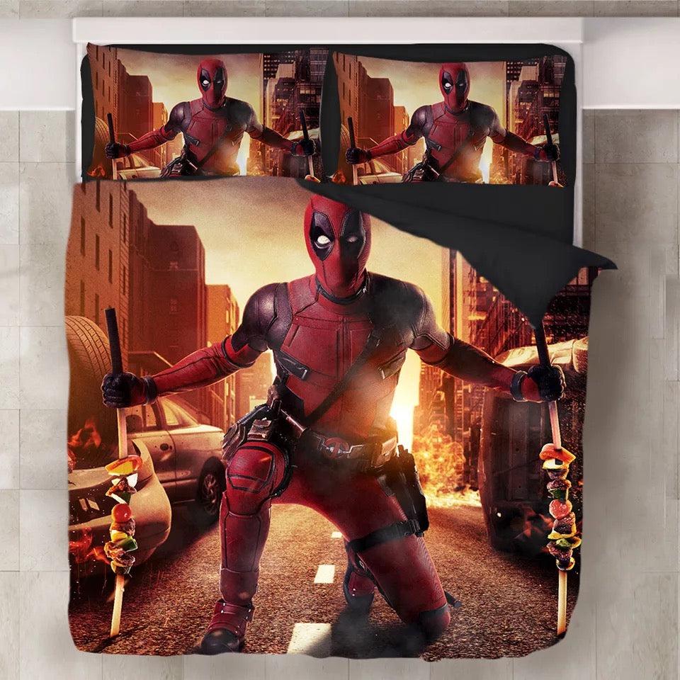 Deadpool X-Men #10 Duvet Cover Quilt Cover Pillowcase Bedding Set Home Decor
