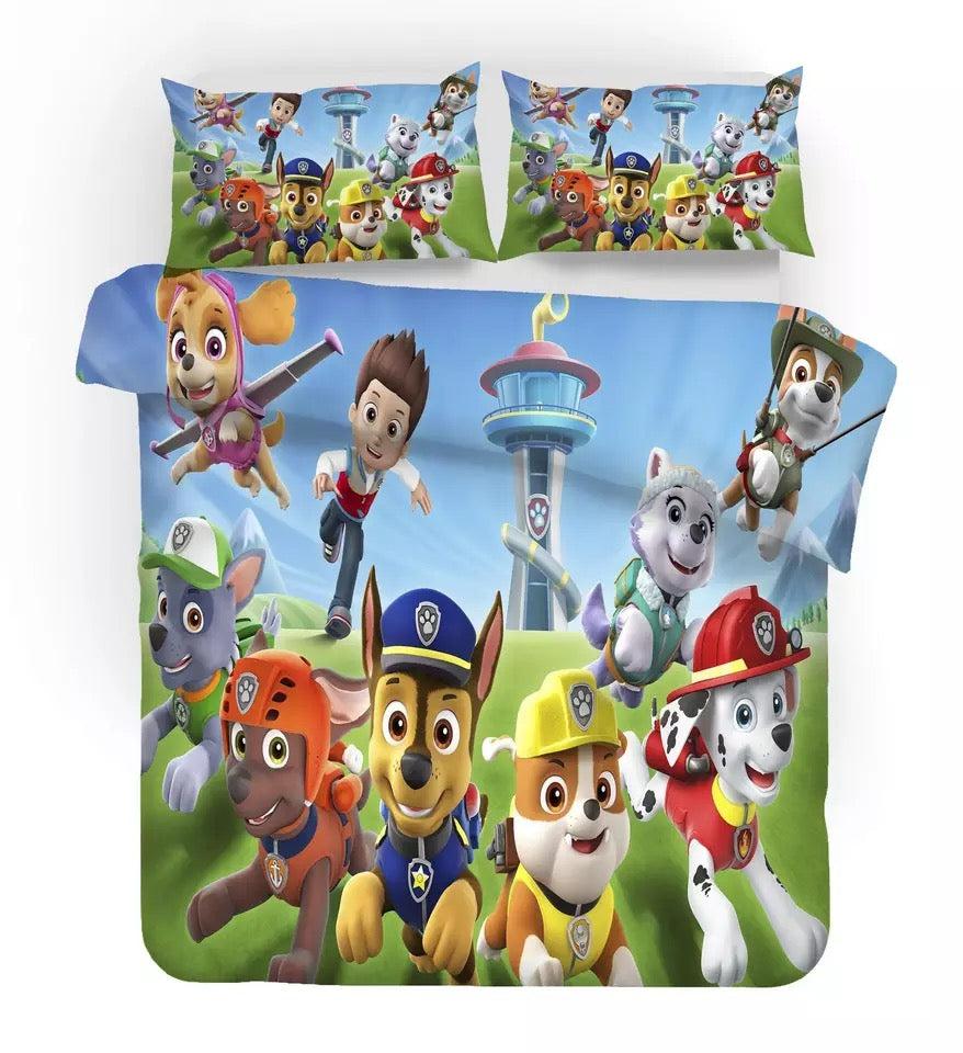 PAW Patrol Marshall #7 Duvet Cover Quilt Cover Pillowcase Bedding Set Home Decor