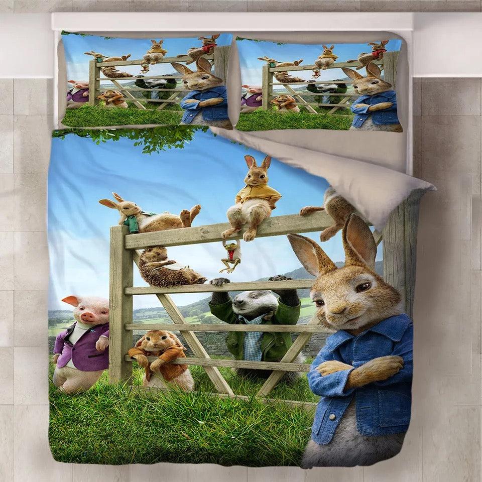 Peter Rabbit #8 Duvet Cover Quilt Cover Pillowcase Bedding Set Home Decor