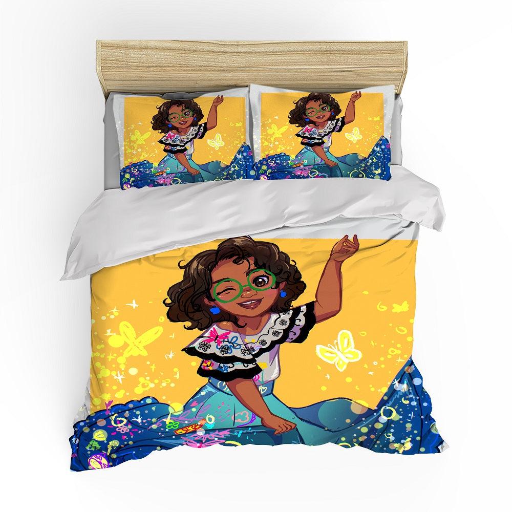 Encanto Mirabel #1 Duvet Cover Quilt Cover Pillowcase Bedding Set Home Decor