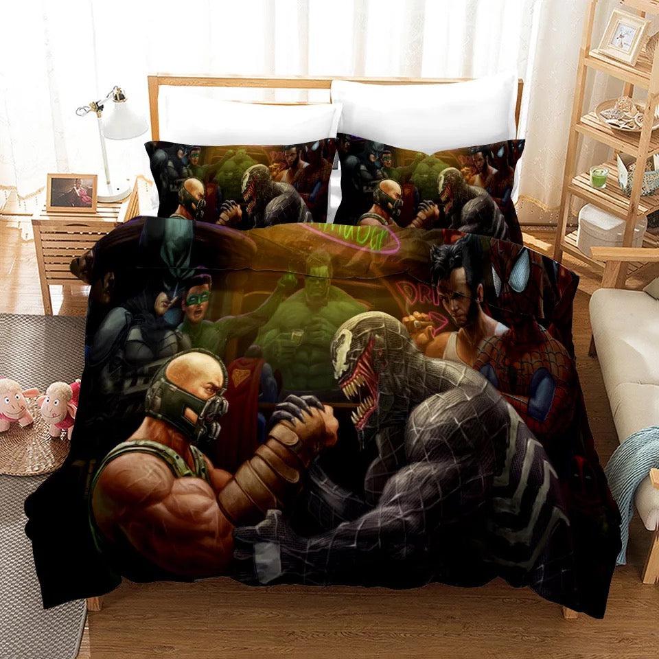 Venom Bane Batman #16 Duvet Cover Quilt Cover Pillowcase Bedding Set Home Bedroom Decor