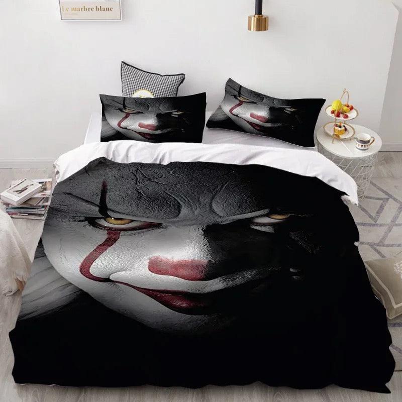 Pennywise Scary Clown #9 Duvet Cover Quilt Cover Pillowcase Bedding Set