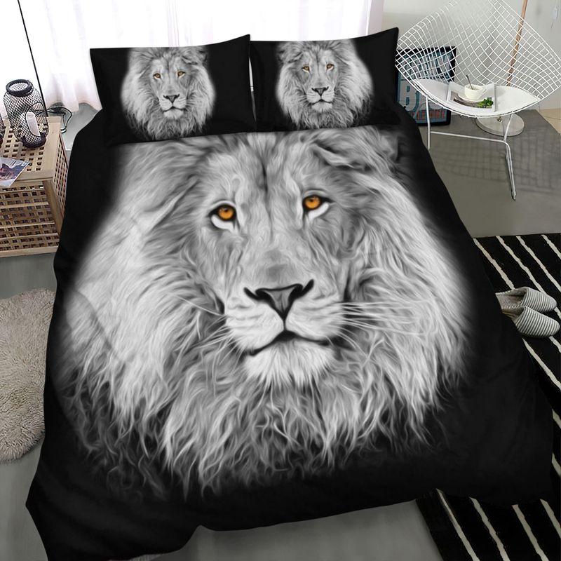 Lion Head Bedding Duvet Cover Wild Cat Gift Wildlife Animal Lovers