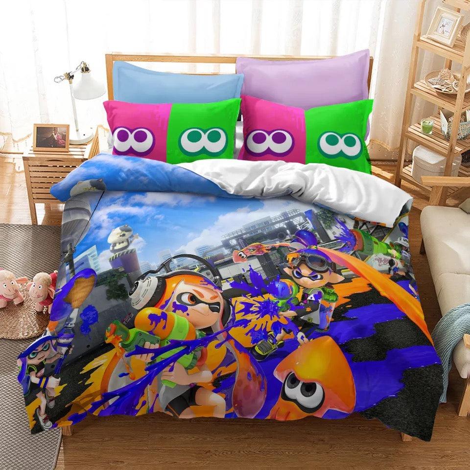 Splatoon #20 Duvet Cover Quilt Cover Pillowcase Bedding Set