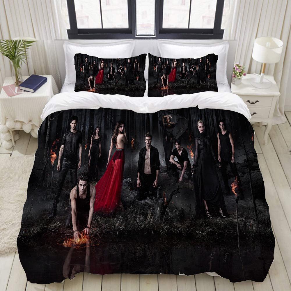 The Vampire Diaries #4 Duvet Cover Quilt Cover Pillowcase Bedding Set Home Bedroom Decor