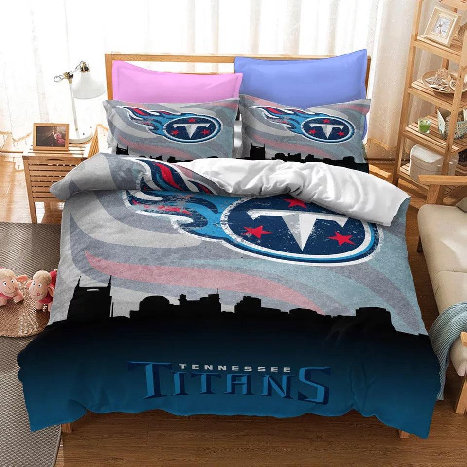 Tennessee Football Titans#30 Duvet Cover Quilt Cover Pillowcase Bedding Set Home Bedroom Decor