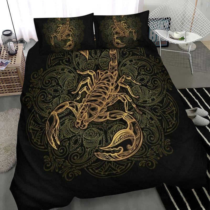 Scorpio Zodiac Bedding Duvet Cover Scorpion Gift Birthday Home Decor