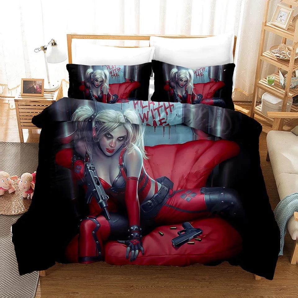 Birds Of Prey Harley Quinn #27 Duvet Cover Quilt Cover Pillowcase Bedding Set Home Bedroom Decor