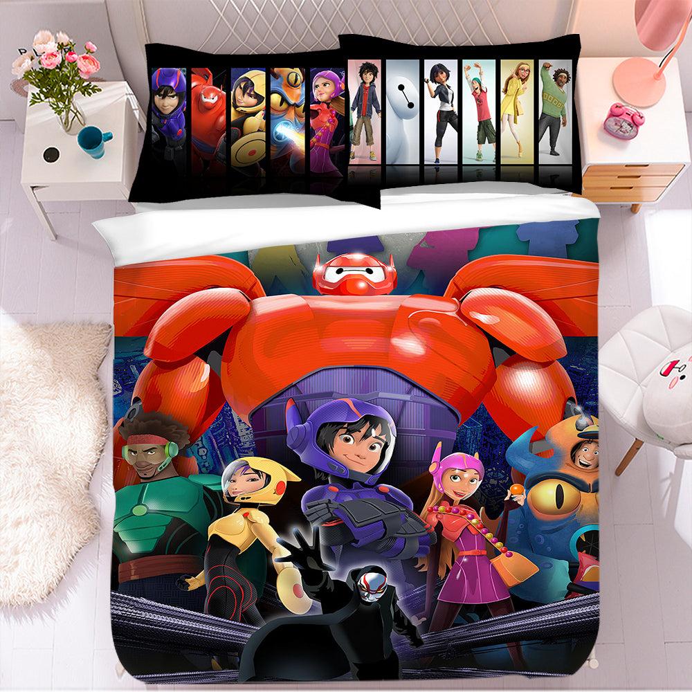 Big Hero 6 Baymax #10 Duvet Cover Quilt Cover Pillowcase Bedding Set Home Bedroom Decor
