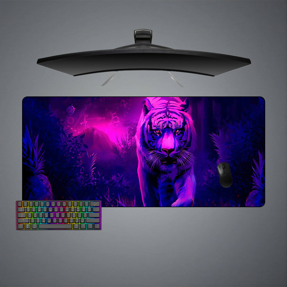 Allleftout Enchanted Tiger Design M-Xxl Size Gaming Mouse Pad, Computer Desk Mat