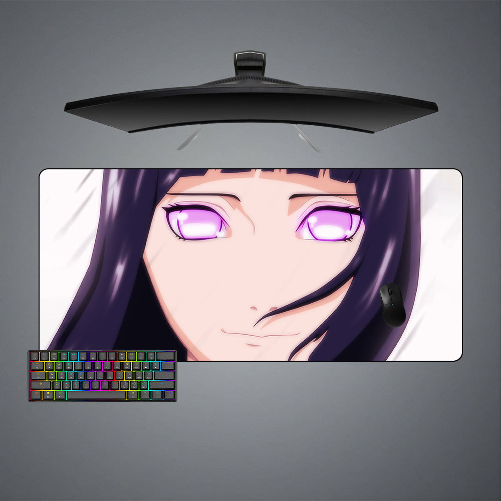 Allleftout Naruto Hinata Eyes Design M-Xxl Size Gaming Mouse Pad, Computer Desk Mat