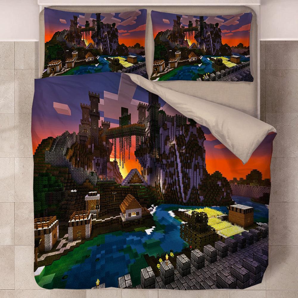 Minecraft #34 Duvet Cover Quilt Cover Pillowcase Bedding Set Home Decor