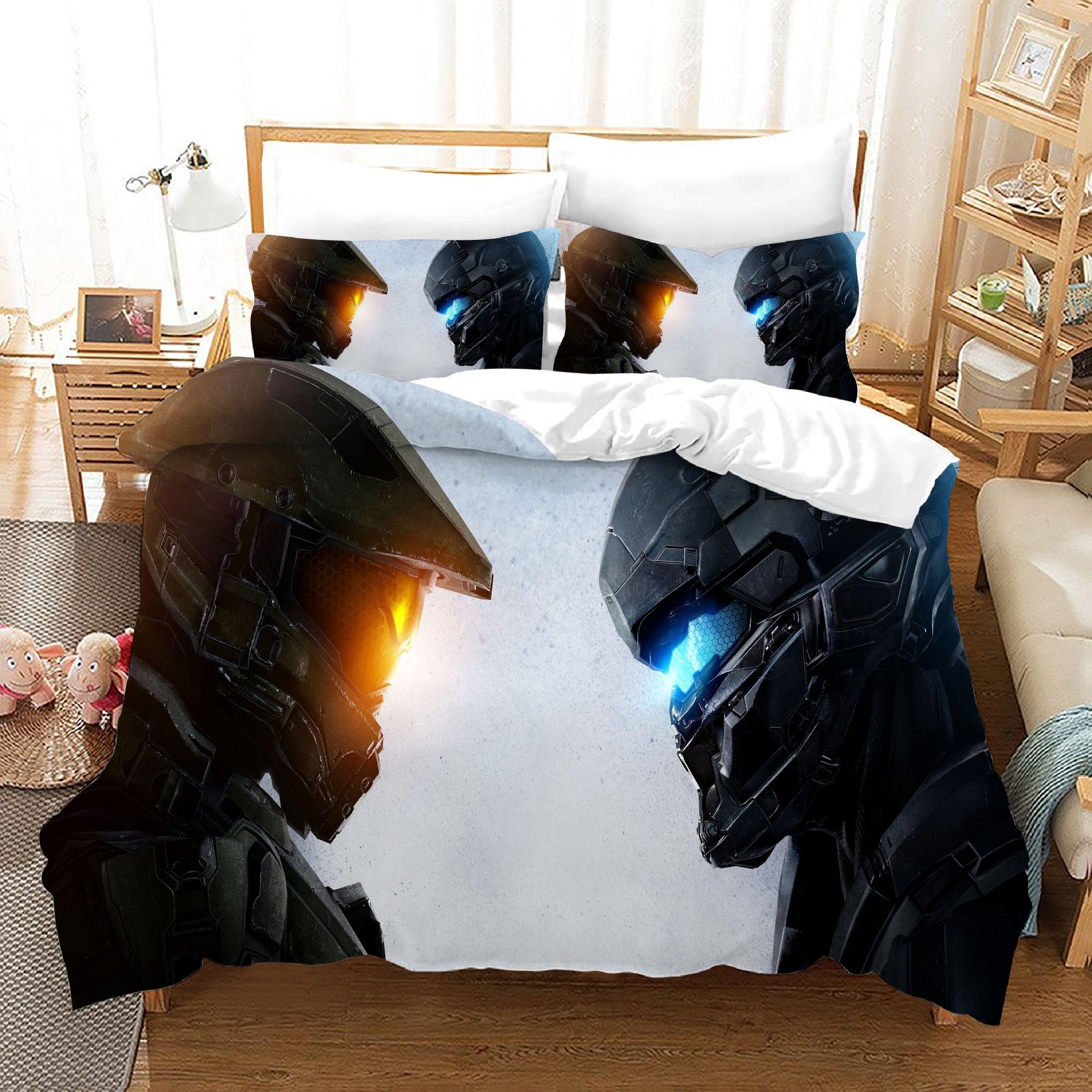 Halo 5 Guardians #16 Duvet Cover Quilt Cover Pillowcase Bedding Set Home Bedroom Decor