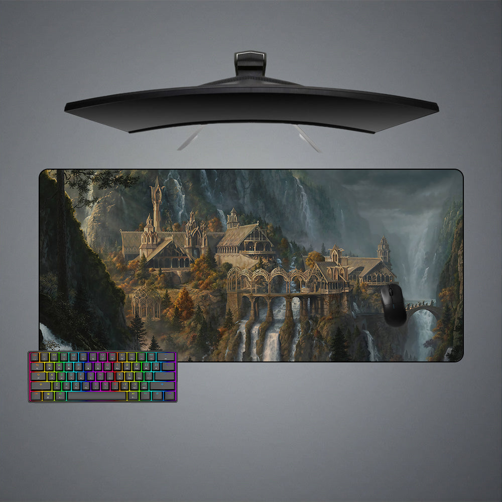 Allleftout Rivendell Design M-Xxl Size Gaming Mouse Pad, Computer Desk Mat