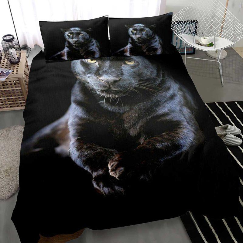 Black Cat 3d Print Bedding Set Mysterious Black Cat Happy Halloween