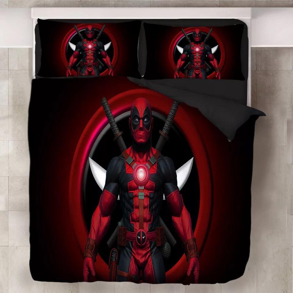 Deadpool X-Men #1 Duvet Cover Quilt Cover Pillowcase Bedding Set Home Decor