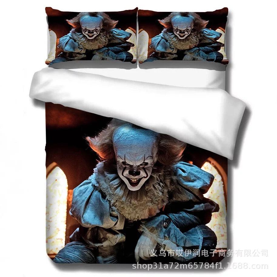 Pennywise Scary Clown #5 Duvet Cover Quilt Cover Pillowcase Bedding Set
