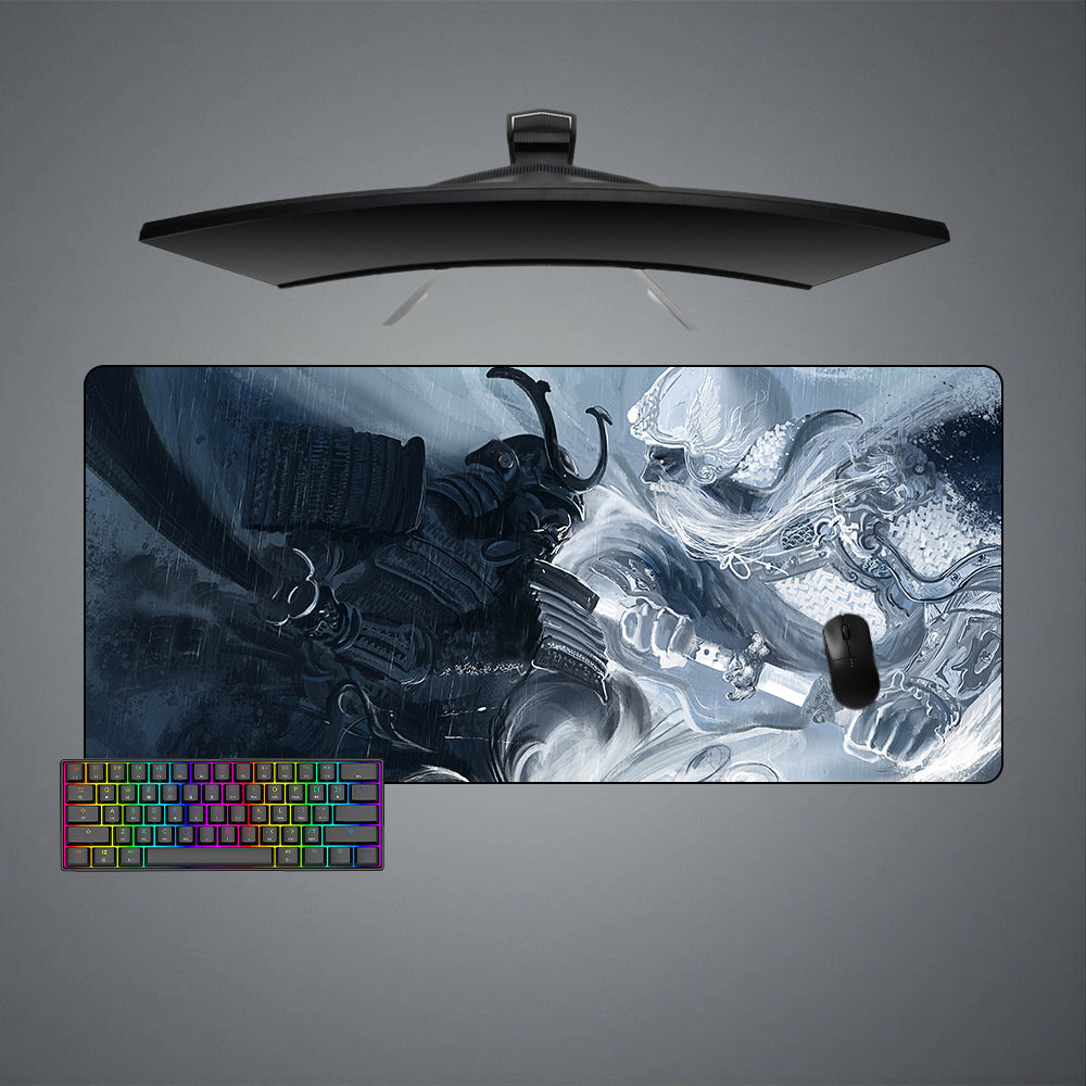 Allleftout Samurai Deities Design M-Xxl Size Gaming Mouse Pad, Computer Desk Mat