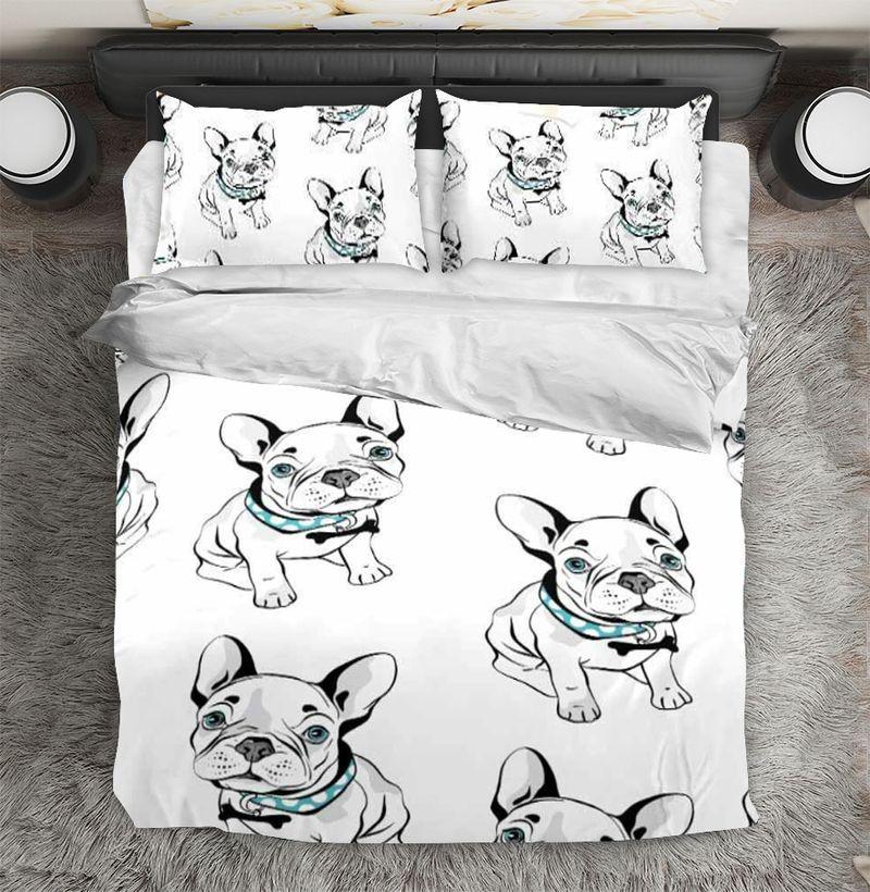 Life Is Better With French Bulldog Bedding Set Frenchie Puppy Dog Owner Gift